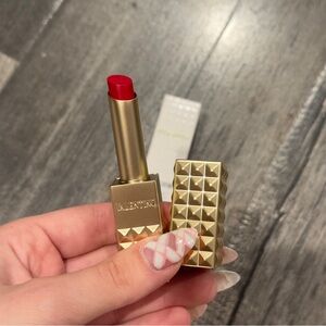 Valentino Bold Red Lipstick in Studded Gold Case